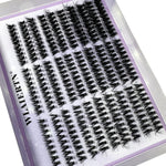 300/120PCS 5D Fluffy Cluster Lashes 30D-100D Natural Thick Eyelash Clusters Individual Lashes DIY Eyelashes Extension Makeup
