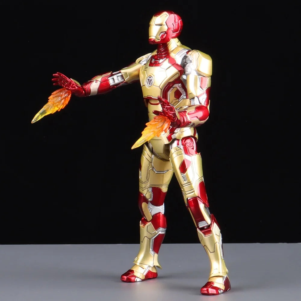 Marvel Avengers ZD Toys Iron Man MK3 MK1 MK6 MK7 MK5 Tony Stark Iron Patriot War Machine Action Figure Ironman Collect Toy Gift