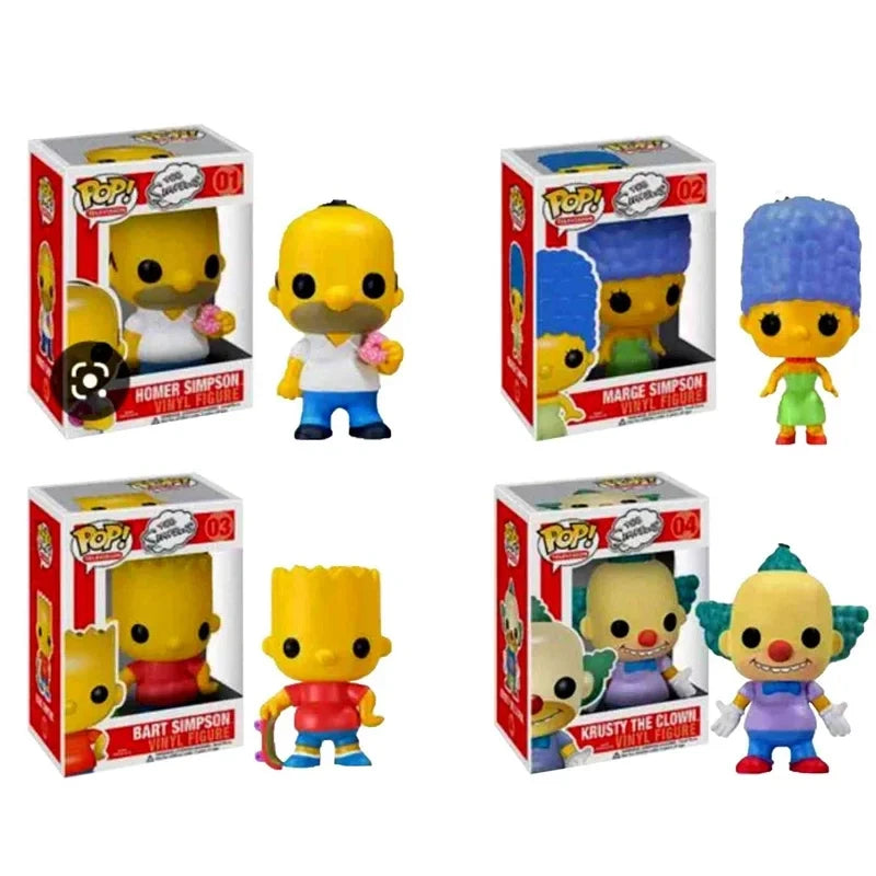New The Simpsons New Arrival Vinyl Action Figure Painting Toy decorations Decorate children's favorite hand-done gifts