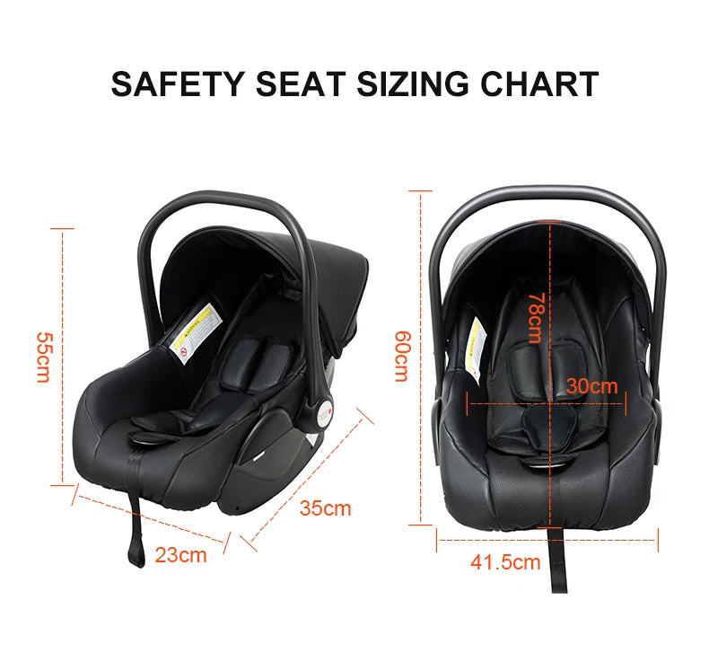 3 in 1 Lightweight High Landscape Baby Stroller Cart Carriage for Newborn Luxury Pushchair