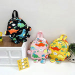 Children Schoolbag Kids Backpacks Kindergarten Animal Cartoon Dinosaur Nylon Backpack for Boy Girl School Small Kawaii Bags