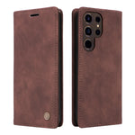 Ultrathin Leather Flip Case For Samsung Galaxy S25 S24 S23 FE S22 Ultra S21 S20 Plus S10 Note 20 5G Business Wallet Phone Cover