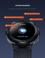 OUKITEL Smart Watch BT10 Sport SmartWatch BT5.2 410mAh 1.43" AMOLED Display