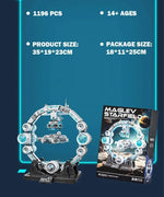 1515Pcs MOC Planet Series Building Blocks Set Technical Hovering Large Sword Model Battle Starship Bricks Toys for Children Gift