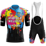 Short Sleeve Road Bike & MTB Racing Kit, Breathable Summer Bicycle Clothing with Bib Shorts