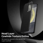 For Samsung Galaxy S25 Ultra Smart View Window Case ELVEV Durable Quality Leather Flip-Free Answering Cover for Samsung S25 S25+