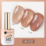 UR SUGAR 15ml Blood Red Jelly Gel Nail Polish Translucent Color Crystal Nude Gel Nail Art Varnish For Fall Winter Manicure