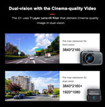 Dash Cam For Cars 4k Dual Camera Wifi Dashcam 24h Parking Monitor Front And Rear Dvr Night Vision Kamera Samochodowa Rejestrator