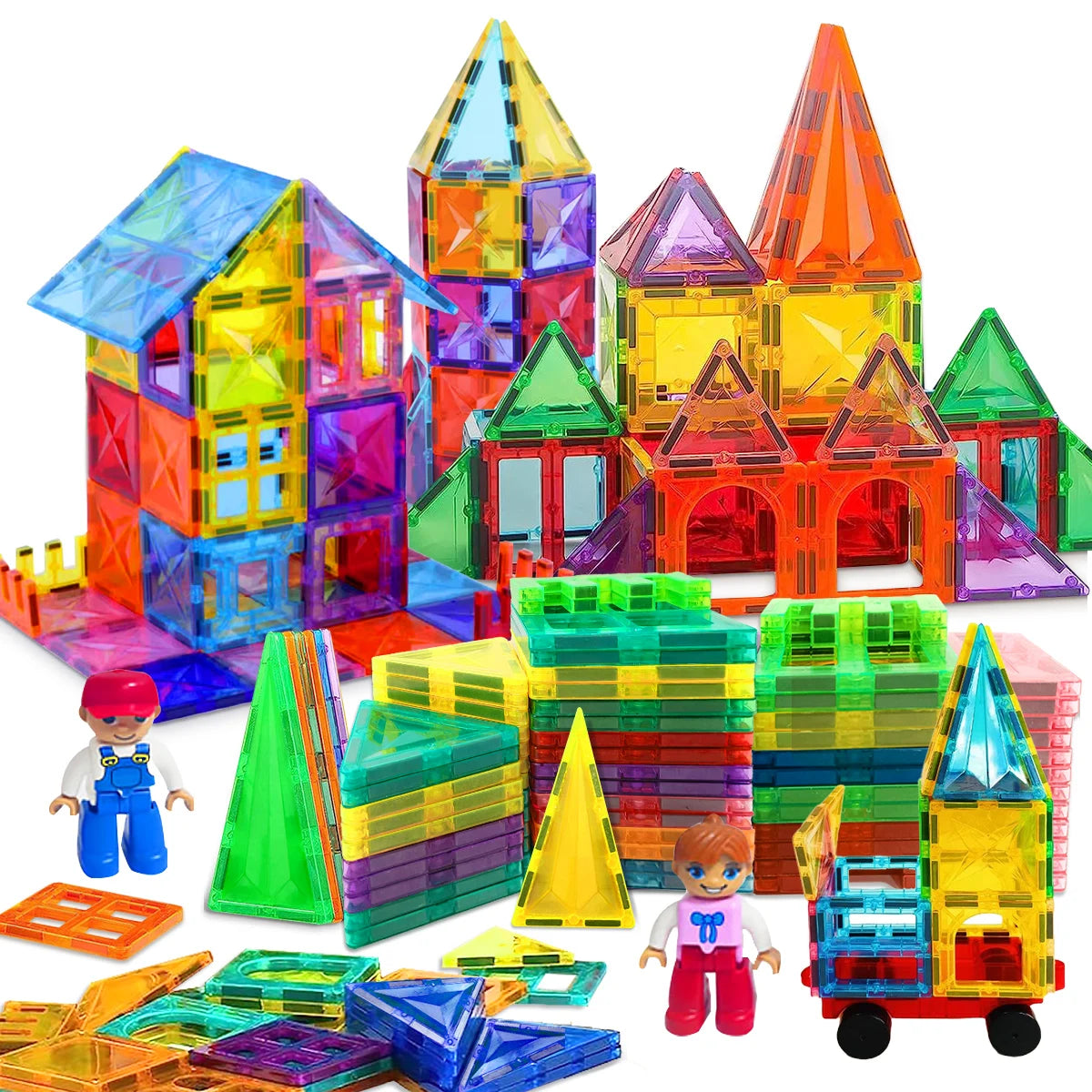 Light Magnetic Building Blocks,3D educational STEM Building Toys, stimulate creativity and brain development,for boy girl gift