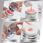 15/30g Quick Builder Nail Gel White Nude Pink Clear Nail Art Extension Gel Multifunctional Acrylic Gel Soak Off UV LED for Salon