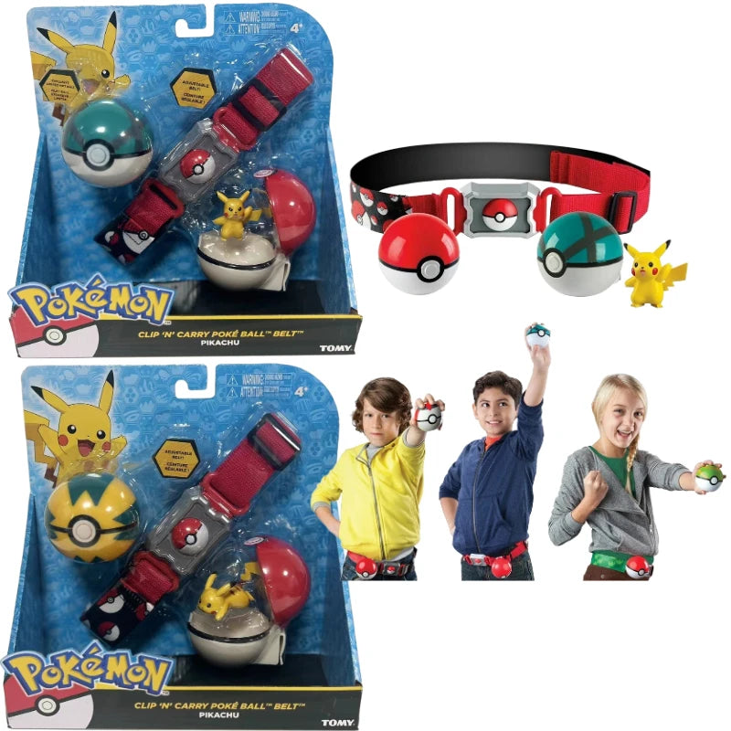 Tomy Pokemon Poké Ball Belt Toys for Kids Ages 4 and Up