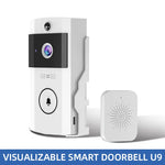 Smart Visual Doorbell with Solar Panel, Anti-Explosion Design, Real-Time Monitoring, Voice Distortion, Waterproof Cover