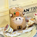 Doll Clothes For 17CM Labubu Capibara Set Jumpsuit Kawaii Headwear Camera 3PCS/Pack Plush Cotton Doll Dress Up Game Decoration