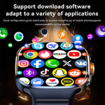 New M99 smartwatch Android - Bluetooth dual system 4G SIM 2.4'' 720*720 HD AMOLED Screen 190° Camera GPS WIFI NFC samrt watch