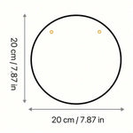 Autumn Round Welcome Sign, Black Cat & Fall Harvest Elements (Pumpkins, Maple Leaves), Wooden Hanging Wall Decor for Home Porch