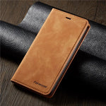 Leather Flip Phone Case For Xiaomi Redmi Note 8 9T Note 10S 11S 12 13 14 Pro Fashion Magnetic Wallet Bracket Shockproof Cover