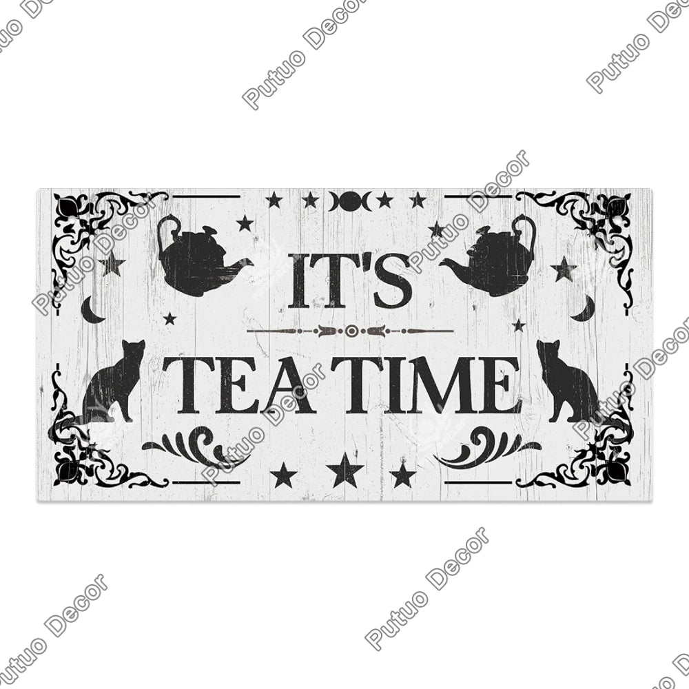 Putuo Decor Halloween Wooden Hanging Pendant Door Sign Pumpkin Ghost Bat Swith Greeting Doorplate Wood Crafts Happy Halloween Da