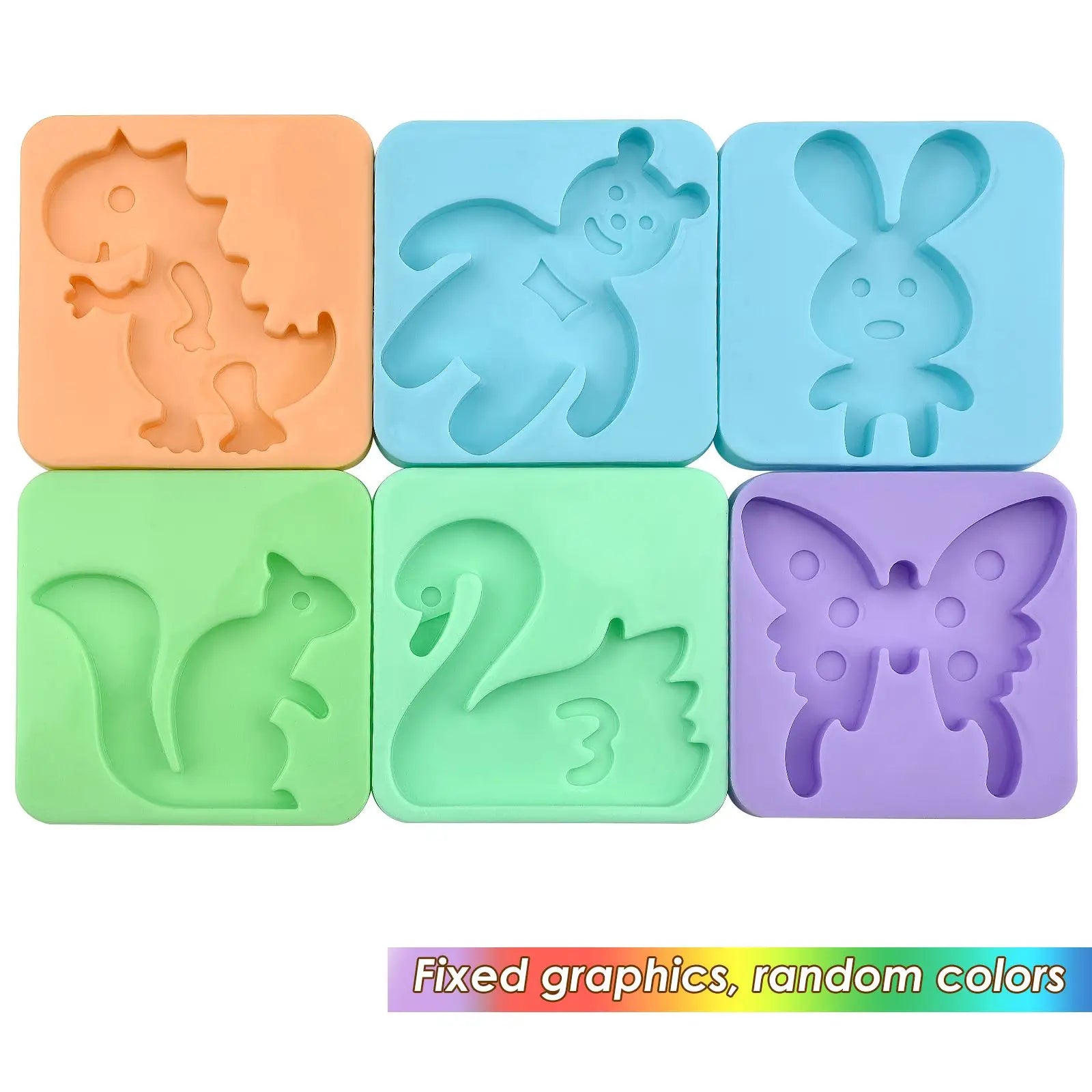 Handmade DIY Magic Water Elves Colorful Chromatin Glue Liquid 3D Sea Creature Water Elf Resin Mold For Aqua Fairy Making