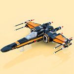 Galaxy-Battle-MOC-Star-Ship Fighter SpaceCraft Spaceship Aircraft SpaceShip Model Building Blocks Bricks Birthday Gift Boys Set