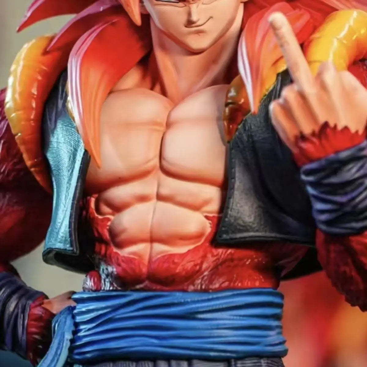 Jt Statue Dragon Ball Ssj4 Gogeta Figure Replaceable Hands Super Saiyan 4 Gogeta Pvc Action Figures Collection Model Toys Gifts