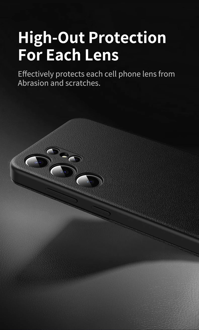 For Samsung Galaxy S25 Ultra Smart View Window Case ELVEV Durable Quality Leather Flip-Free Answering Cover for Samsung S25 S25+