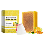 Lemon Turmeric Kojic Acid Soap 100g – Brightening & Exfoliating Skincare