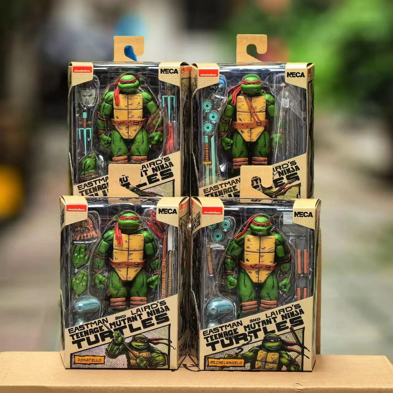 2025 New Model NECA Ninja Turtles Anime Returns To New York Action Doll Tmnt Leo Raphael 15cm Toy Doll Children'S Birthday Gift
