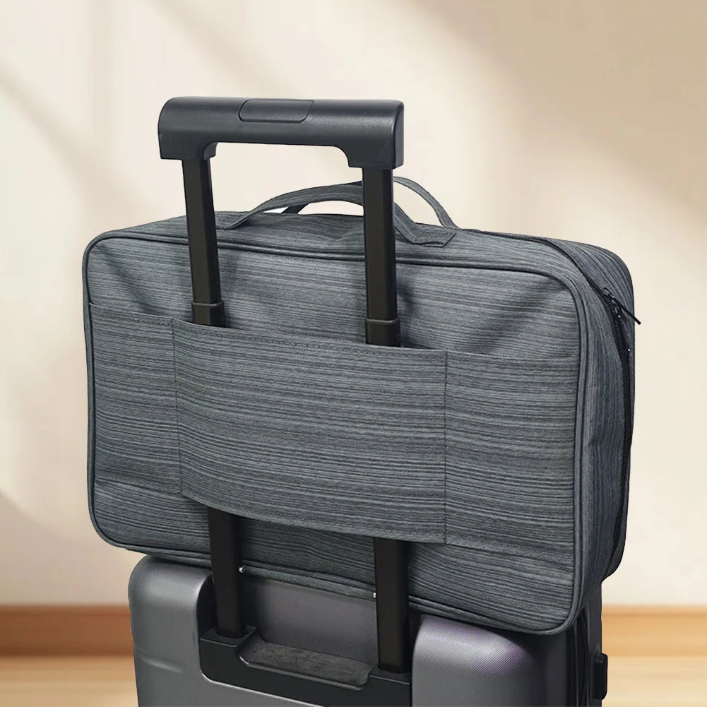 Luggage Travel Cup Holder Free Hand Multiple Pockets Travel Cup Storage Bag Suitcase Bottle Holder Fits Roll on Suitcase Handles