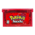 Pokémon GBA-Spielkassetten – Emerald, Seaglass, Rouge Recharged, Yellow Lunar & Dark Violet für die Game Boy Advance-Konsole
