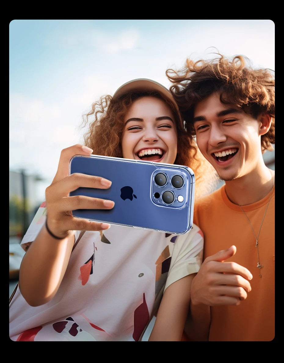 UGREEN Case for iPhone 17 16 15 14 Pro Max Shockproof Clear Case Transparent Cover for iPhone 15 Pro 16 Phone Protective Case