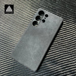 For Samsung  Galaxy S25 Ultra S25+ Magnetic Genuine Italy Alcantara Phone Case Handmade Super Car Inter Premium Leather Materia