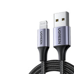 UGREEN MFi USB to Lightning Cable for iPhone 14 13 12 Pro Max 2.4A Fast Charging for iPhone for iPad Phone Data Cable