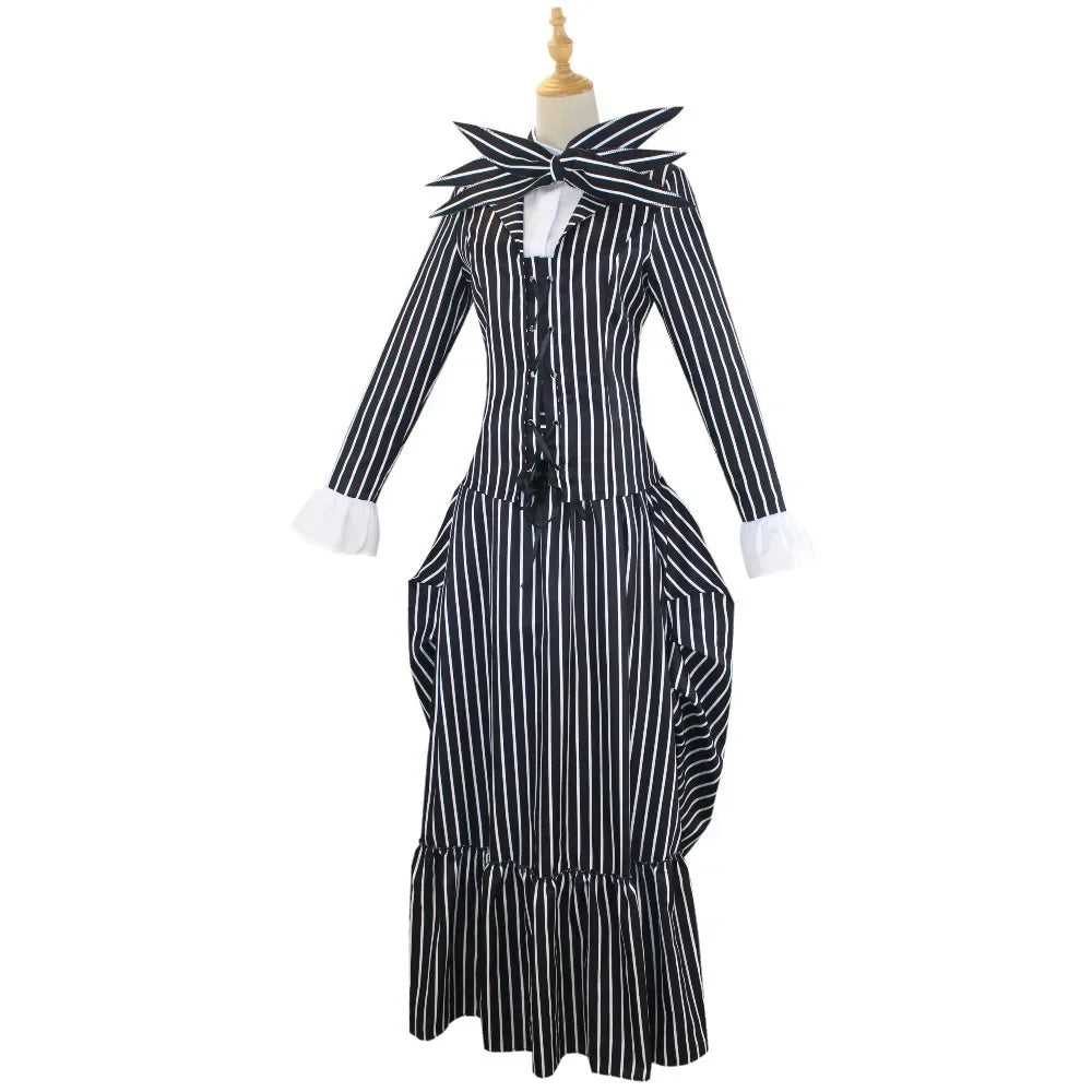 Anime Jack Skellington Cosplay Costume for Adult The Nightmare Before Christmas Jack Uniform Clothes Suit Halloween Costumes