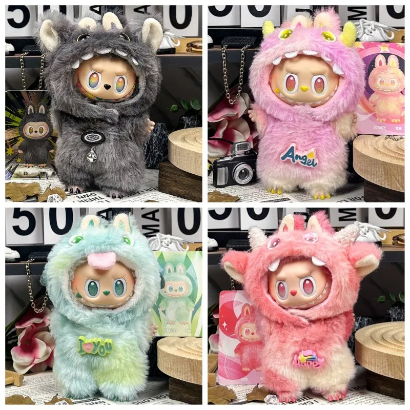 Suitable for labubu sitting party baby clothes 123 generation blind box Labubu baby clothes Labubu cute monster plush suit