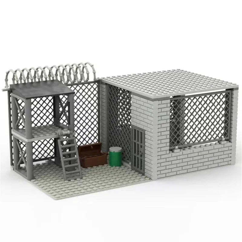 WW2 Army Military Base Model Building Kits Boys Toys Gifts Army Supplies Military Construction Building Blocks Sets
