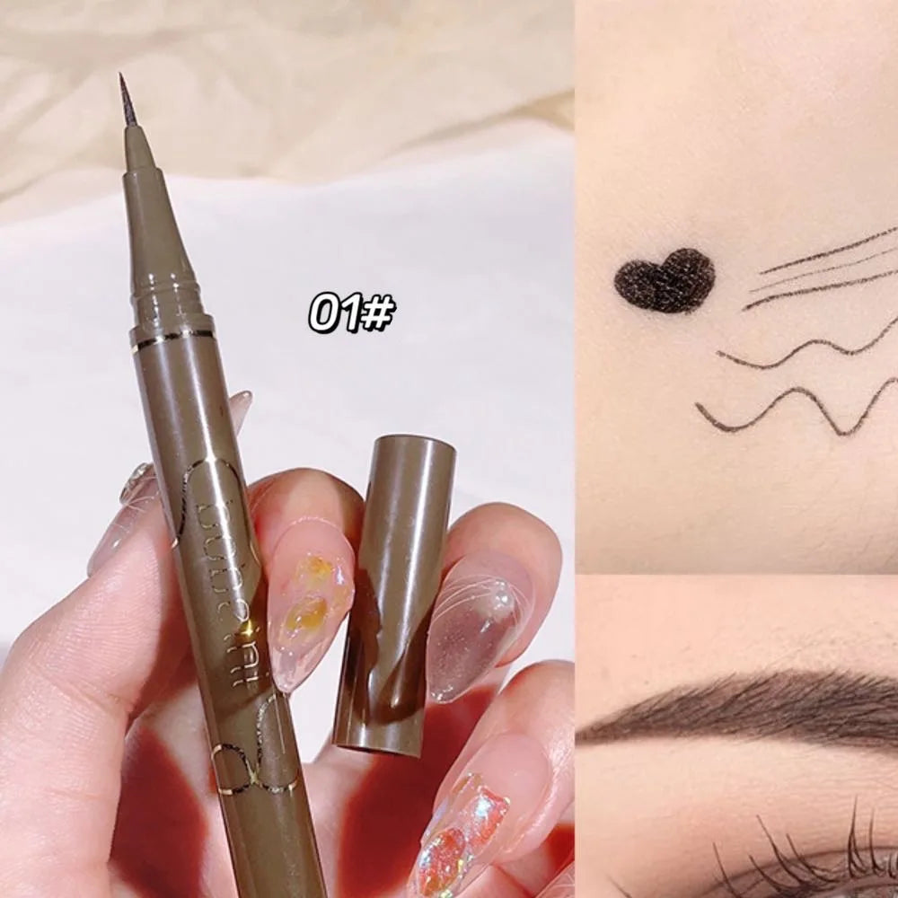 Ultra-Fine Waterproof Liquid Eyeliner – Smudge-Proof, Long-Lasting, Fast-Drying, Easy to Use, Bold Eye Definition for Daily Make