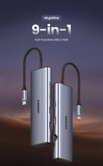 UGREEN USB-C HUB to 4K60Hz HDMI RJ45 Gigabit PD100W SD&TF USB3.0 5Gbps Splitter for MacBook Laptop Accessories Docking Station