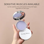 Lavender Pressed Powder Matte Powder Lasting Oil Control Full Coverage Face Compact Setting Powder Makeup Foundation Cosmetics