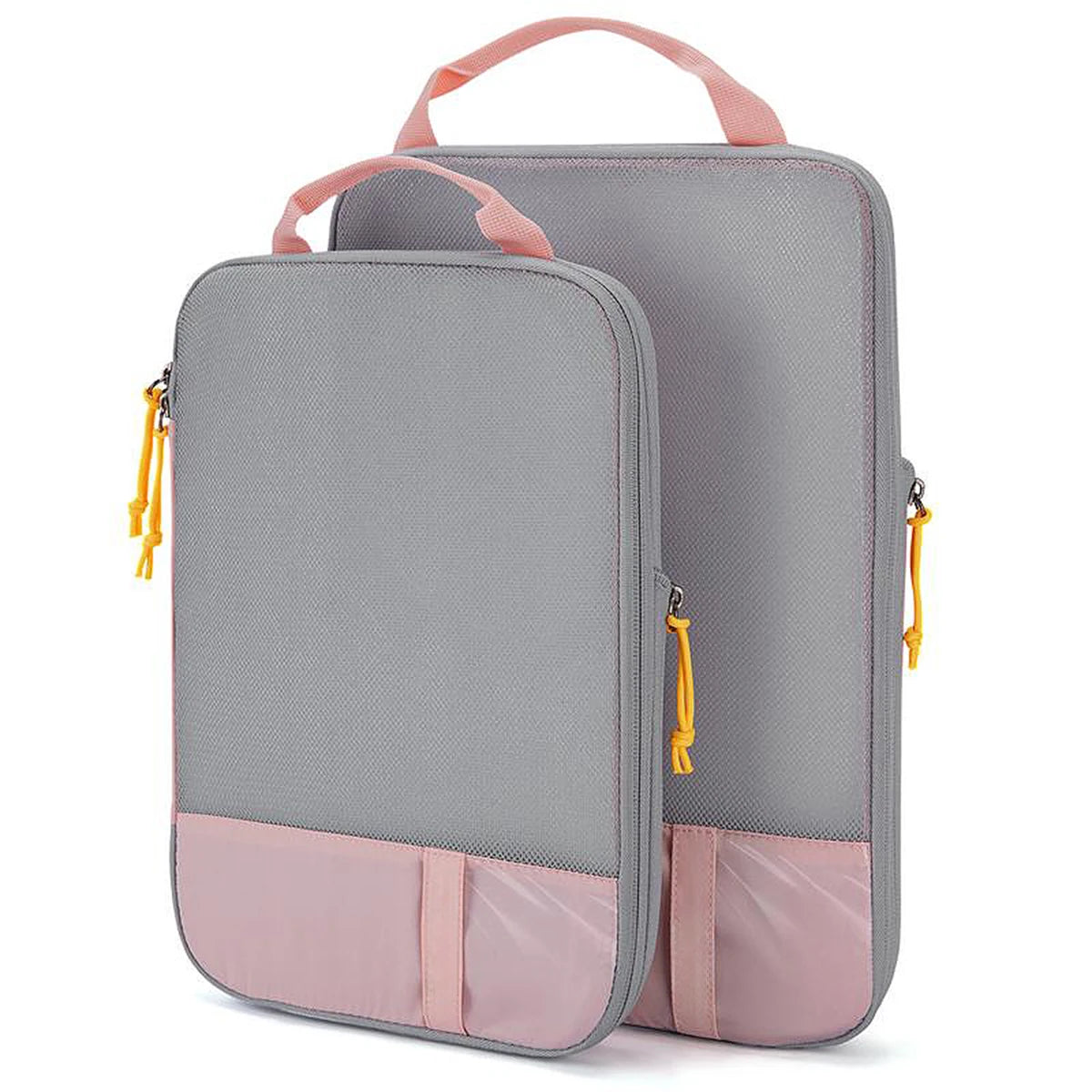 6 Piece Luggage Compression Packing Travel Organizer Bags for Travel Essentials Expandable Luggage Organizer Bags Pack Light As