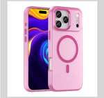 Shockproof Matte Transparent Case For Magsafe Case For iPhone 17 Pro Max 17 Air 17 Pro 17 Wireless Charge TPU Soft Cover Funda