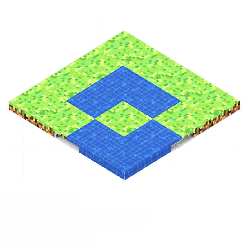 Magnetic Base Plate Variety Baseplates Match Mine World Magnetic Building Blocks Toys for Boys and Girls Children Gift