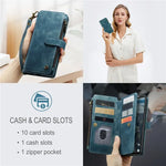 Business Flip Leather Case For Samsung Galaxy A56 A36 A16 A55 A35 A25 A15 A54 A34 A14 A53 A33 A13 A52 Zipper Wallet Card Cover