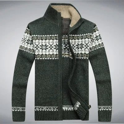 Sweater Male Wool Cotton Cardigan Autumn Men's Winter Sweater  Kint Wear Knitwear Coats Clothing
