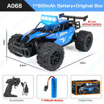ZWN 1:16 20KM/H RC Car With LED Light 2.4G High Speed Off-Road Climbing 2WD Remote Control Car Toy Gifts for Boys Girls Kids