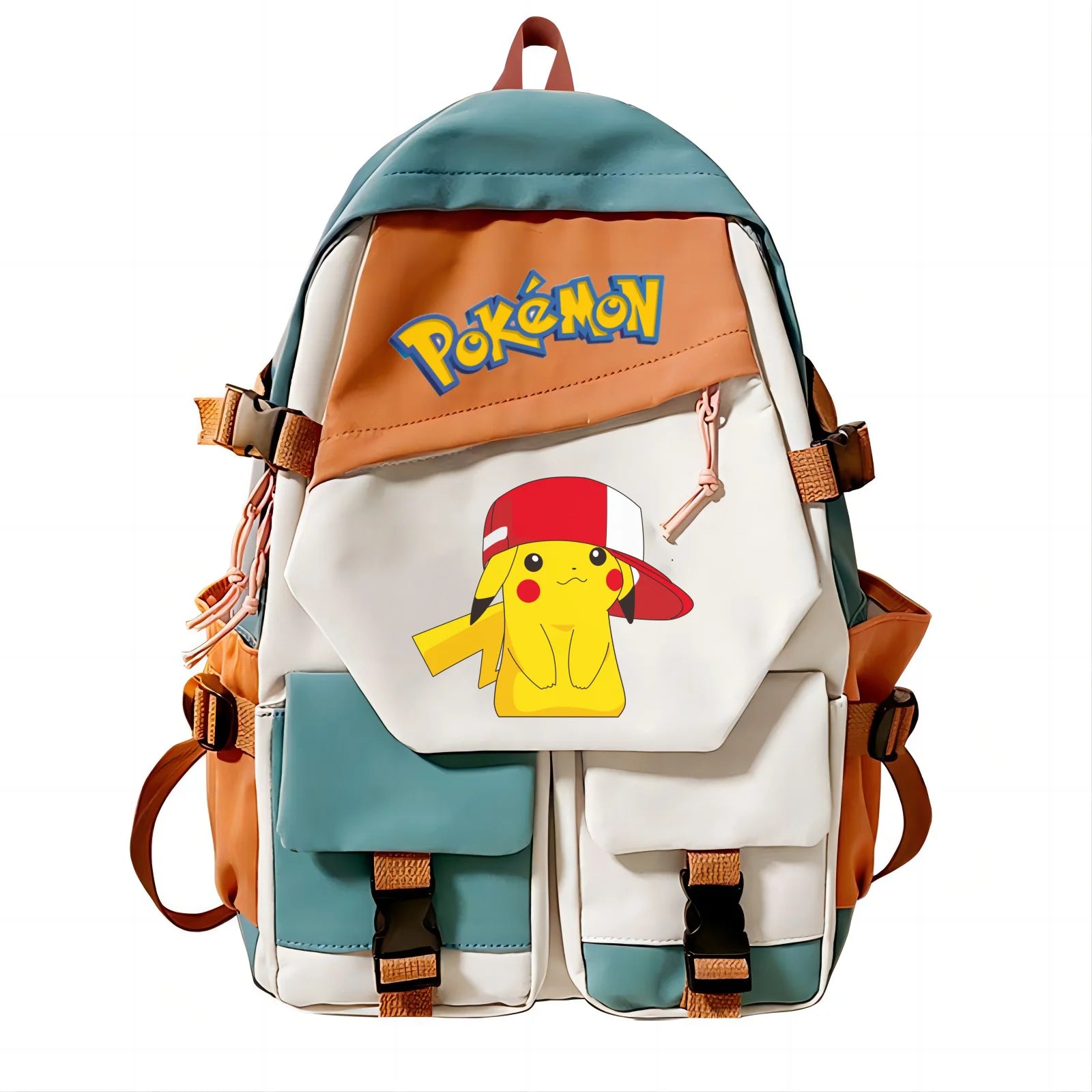 Pokémon Backpack for Kids & Teens – Large Capacity School & Travel Laptop Bag