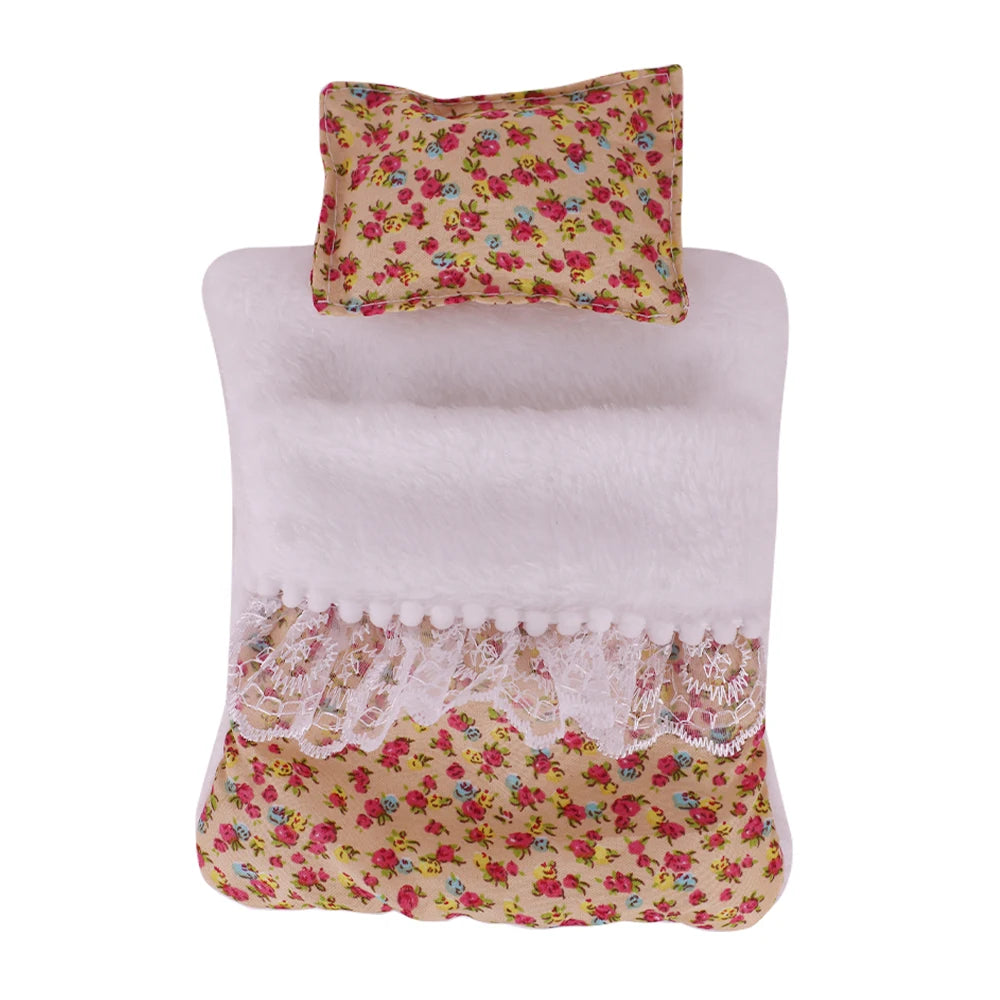 Doll Bedding Furniture For labubu 17cm Plush Doll Clothes Accessories Girl‘s Toys Birthday Christmas Gift