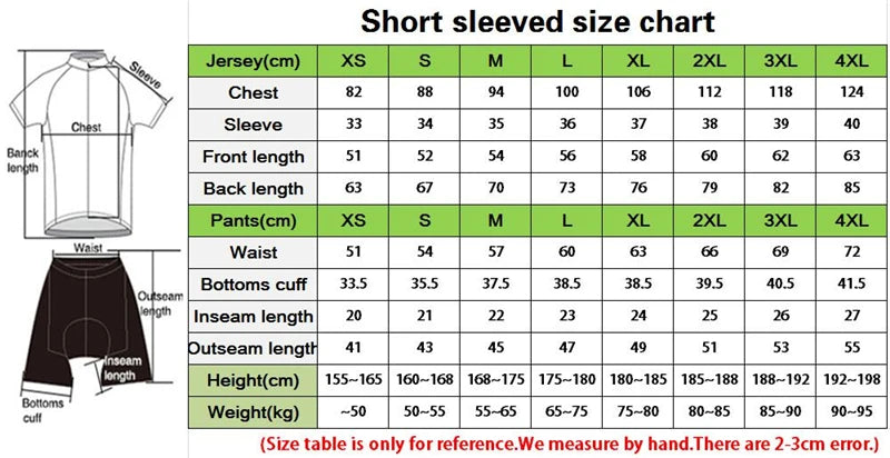 2024 Cycling Clothes Mtb Male Clothing Equipment Man Professional Shirt Shorts Men Jumper Summer Bike Jersey Bib Men's Tricuta
