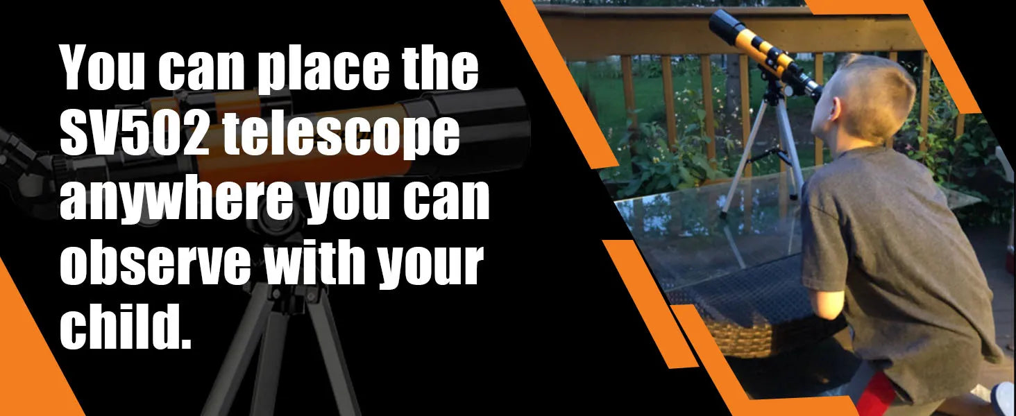 Svbony SV501P 60/70mm Astronomical Telescope Sets,for Planetary and Moon Observation,Gift for  Kids,Beginners and Students