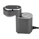 150ml Mini Coffee Machine 600W Portable Grey Travel Espresso Maker 15 bar 85-95℃ Coffee Latte Machine with touch screen panel