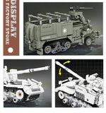 WW2 Classic Anti-tank Gun Building Blocks Army Weapon Toys Military Armored Cars MOC Bricks Tank Model Adult Children Gifts NEW